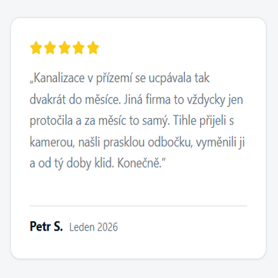 Hodnocení rezenze zákazníků